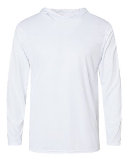 Holloway Momentum Hooded Long Sleeve T-Shirt 222830 White