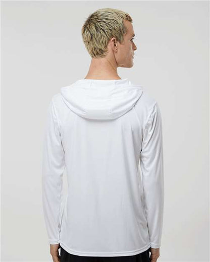 Holloway Momentum Hooded Long Sleeve T-Shirt 222830 White