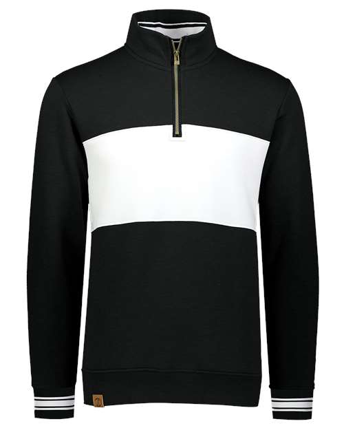 Holloway All-American Fleece Colorblocked Quarter-Zip Sweatshirt 229565