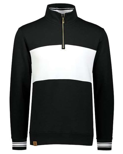 Holloway All-American Fleece Colorblocked Quarter-Zip Sweatshirt 229565