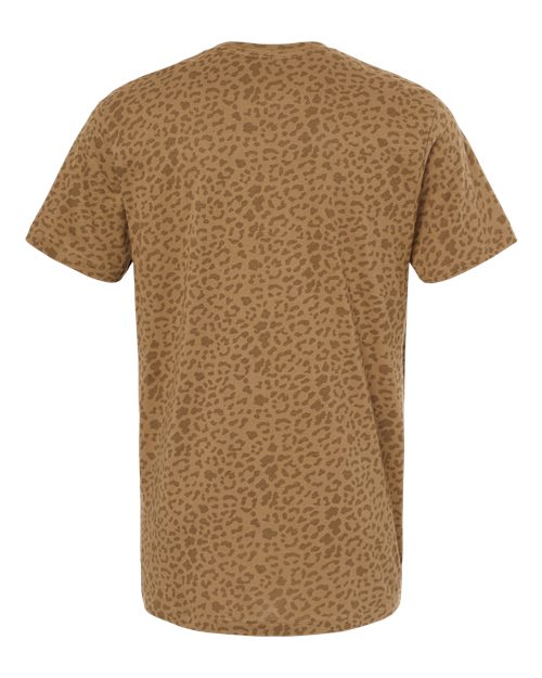 LAT Fine Jersey Tee 6901 Brown Leopard
