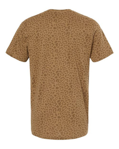 LAT Fine Jersey Tee 6901 Brown Leopard