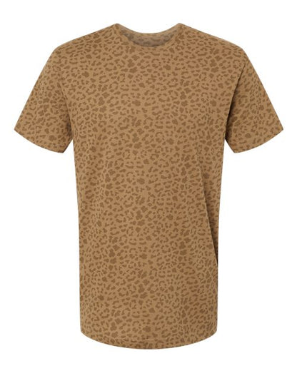 LAT Fine Jersey Tee 6901 Brown Leopard