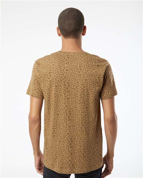 LAT Fine Jersey Tee 6901 Brown Leopard