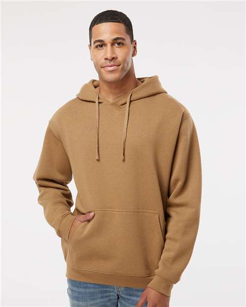 Custom Embroidered  LAT Elevated Fleece Basic Hoodie 6926 Coyote Brown