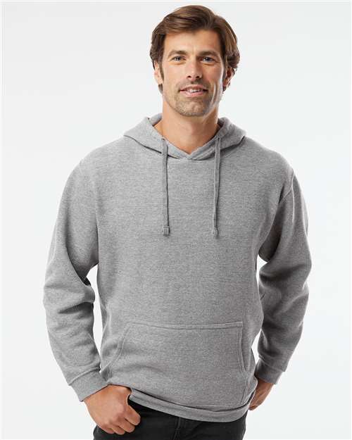 Custom Embroidered  LAT Elevated Fleece Basic Hoodie 6926 Granite Heather