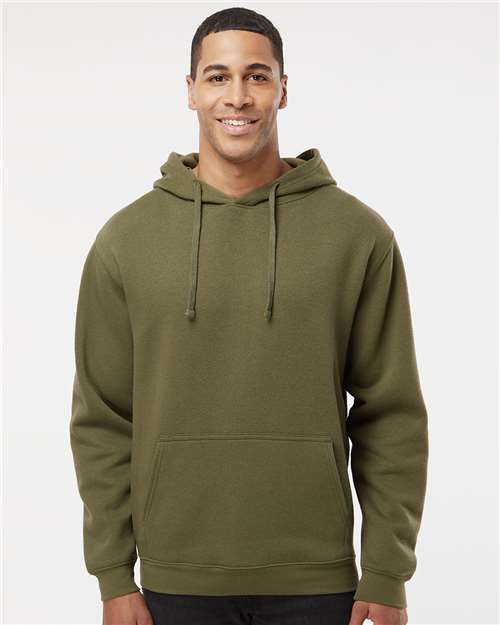 Custom Embroidered  LAT Elevated Fleece Basic Hoodie 6926 Military Green