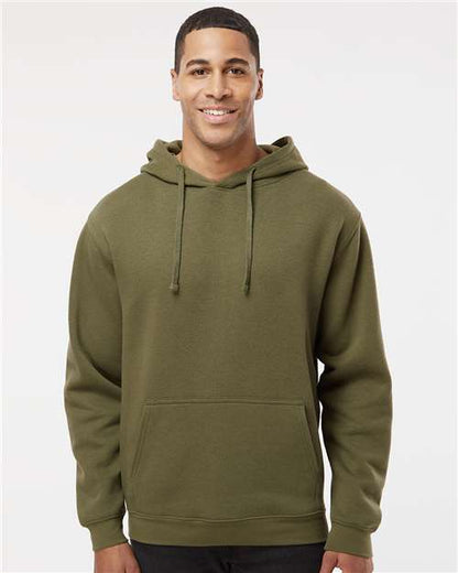 Custom Embroidered  LAT Elevated Fleece Basic Hoodie 6926 Military Green