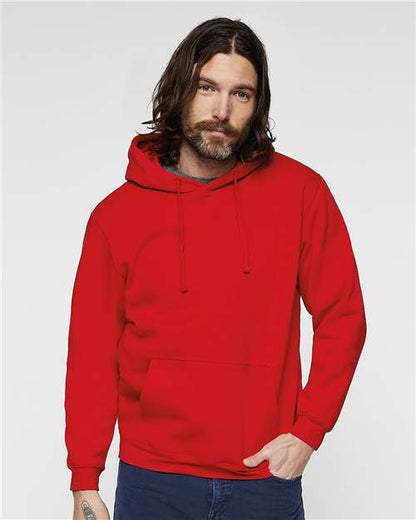 Custom Embroidered  LAT Elevated Fleece Basic Hoodie 6926 Red