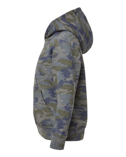 LAT Youth Fleece Hoodie 2296 Vintage Camo
