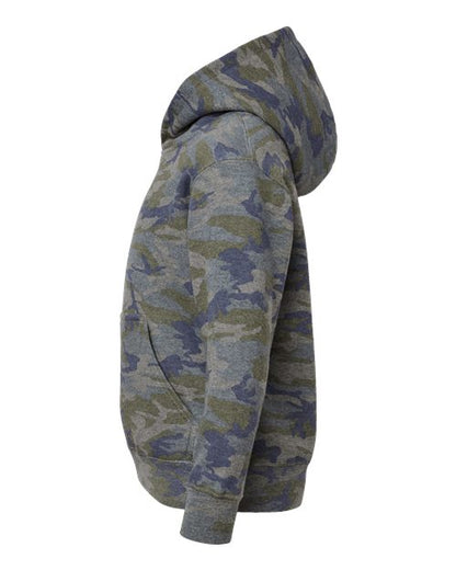 LAT Youth Fleece Hoodie 2296 Vintage Camo