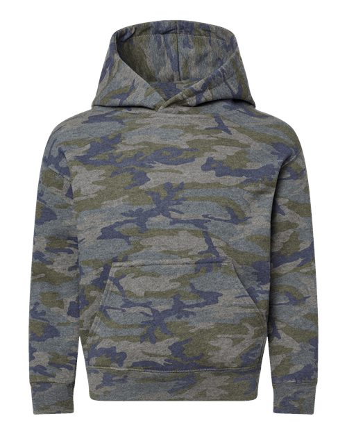 LAT Youth Fleece Hoodie 2296 Vintage Camo