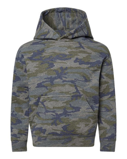LAT Youth Fleece Hoodie 2296 Vintage Camo