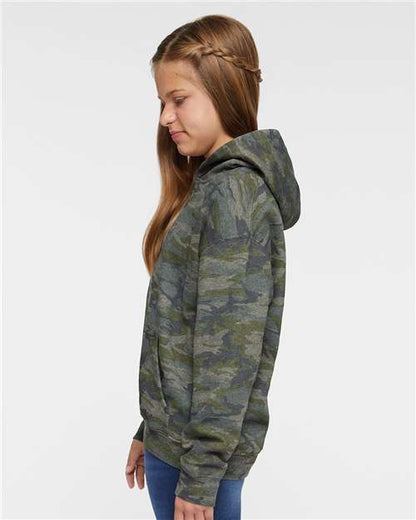 LAT Youth Fleece Hoodie 2296 Vintage Camo