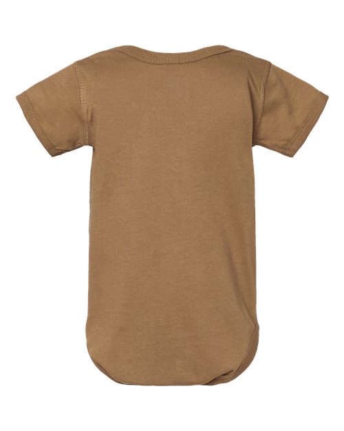 Rabbit Skins Infant Fine Jersey Bodysuit 4424 Coyote Brown