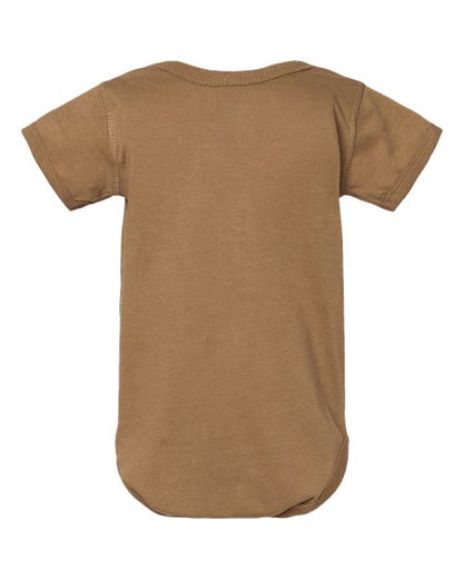 Rabbit Skins Infant Fine Jersey Bodysuit 4424 Coyote Brown