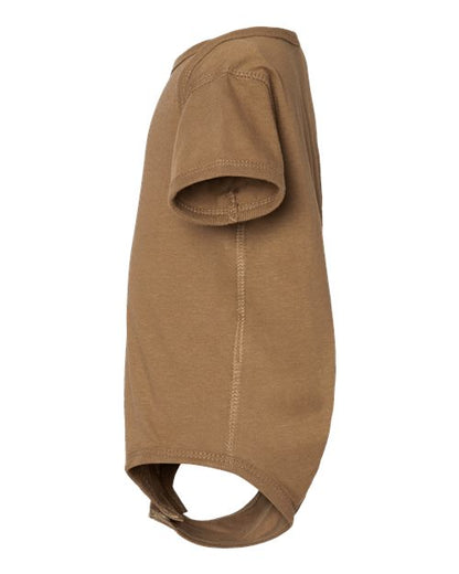 Rabbit Skins Infant Fine Jersey Bodysuit 4424 Coyote Brown