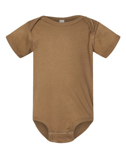 Rabbit Skins Infant Fine Jersey Bodysuit 4424 Coyote Brown