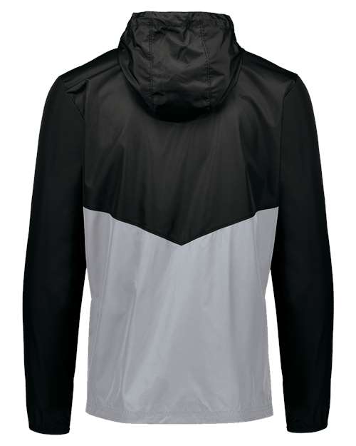 Holloway Packable Quarter-Zip Jacket 229534 Black/ Athletic Grey