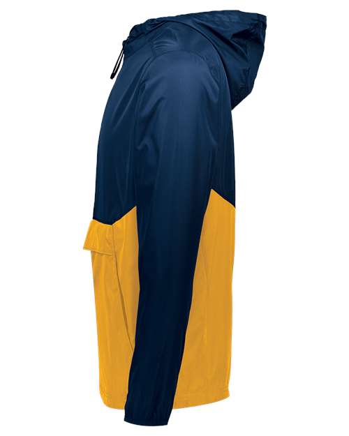 Holloway Packable Quarter-Zip Jacket 229534 Navy/ Gold