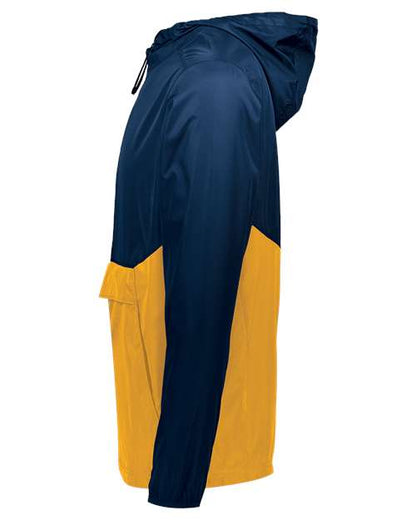 Holloway Packable Quarter-Zip Jacket 229534 Navy/ Gold