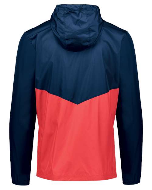 Holloway Packable Quarter-Zip Jacket 229534 Navy/ Scarlet