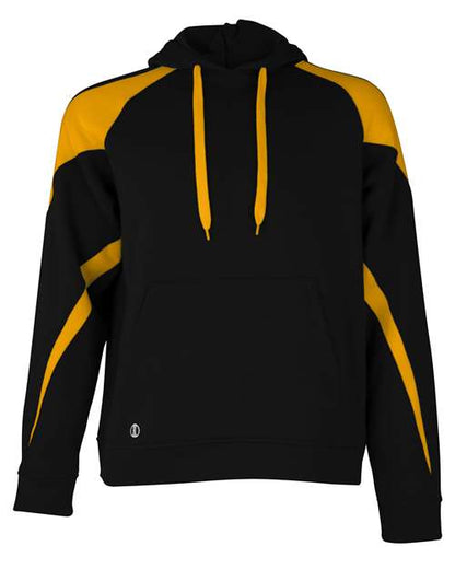 Holloway Athletic Fleece Prospect Hooded Sweatshirt 229546 Black/ Light Gold