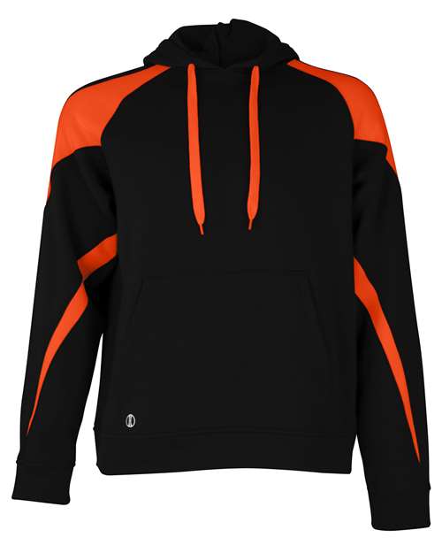 Holloway Athletic Fleece Prospect Hooded Sweatshirt 229546 Black/ Orange