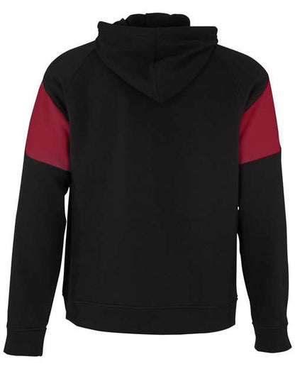 Holloway Athletic Fleece Prospect Hooded Sweatshirt 229546 Black/ Scarlet