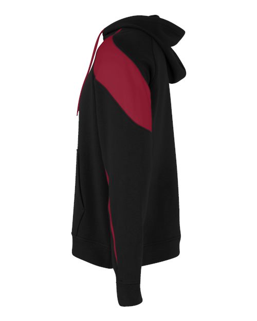 Holloway Athletic Fleece Prospect Hooded Sweatshirt 229546 Black/ Scarlet