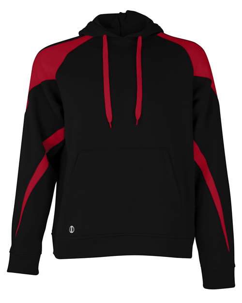 Holloway Athletic Fleece Prospect Hooded Sweatshirt 229546 Black/ Scarlet