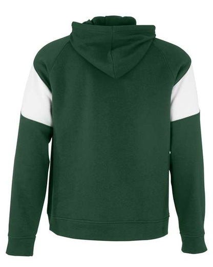 Holloway Athletic Fleece Prospect Hooded Sweatshirt 229546 Forest/ White