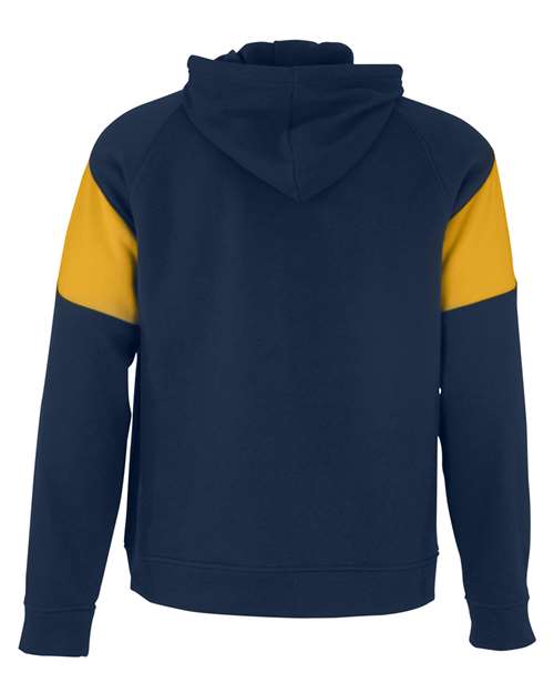 Holloway Athletic Fleece Prospect Hooded Sweatshirt 229546 Navy/ Light Gold