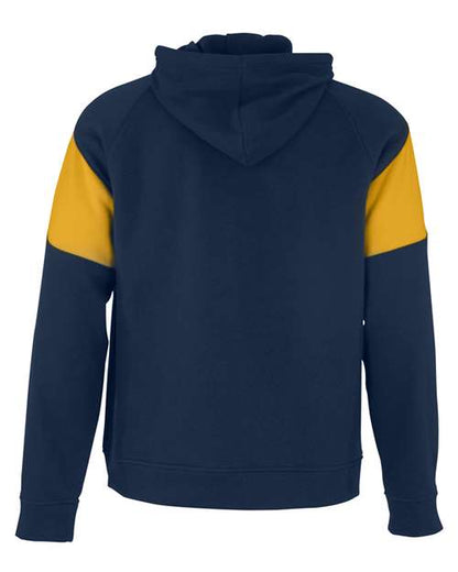 Holloway Athletic Fleece Prospect Hooded Sweatshirt 229546 Navy/ Light Gold