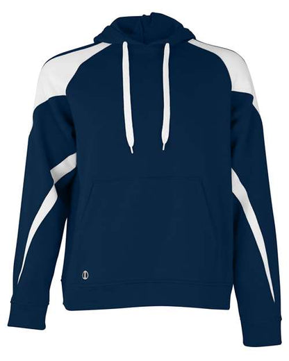 Holloway Athletic Fleece Prospect Hooded Sweatshirt 229546 Navy/ White