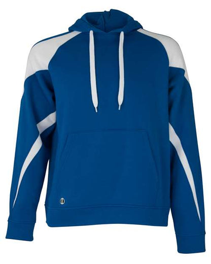 Holloway Athletic Fleece Prospect Hooded Sweatshirt 229546 Royal/ White