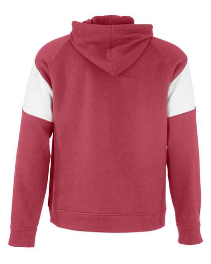 Holloway Athletic Fleece Prospect Hooded Sweatshirt 229546 Scarlet/ White