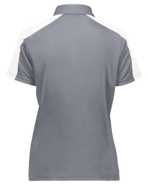 Augusta Sportswear Women's Two-Tone Vital Polo 5029 Graphite/ White