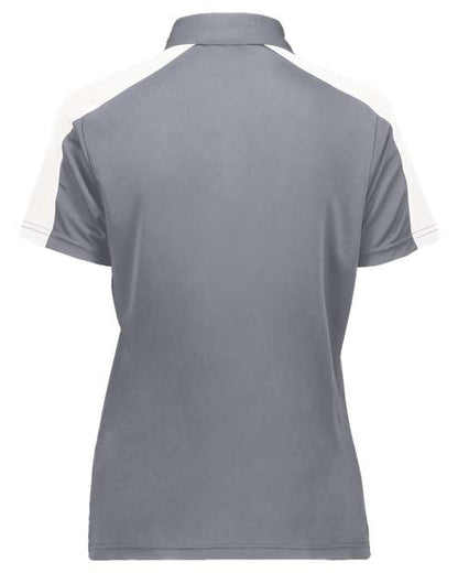 Augusta Sportswear Women's Two-Tone Vital Polo 5029 Graphite/ White