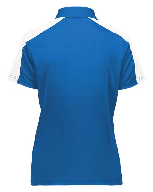 Augusta Sportswear Women's Two-Tone Vital Polo 5029 Royal/ White