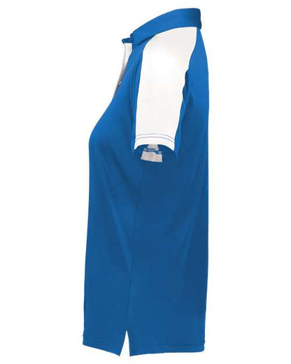 Augusta Sportswear Women's Two-Tone Vital Polo 5029 Royal/ White