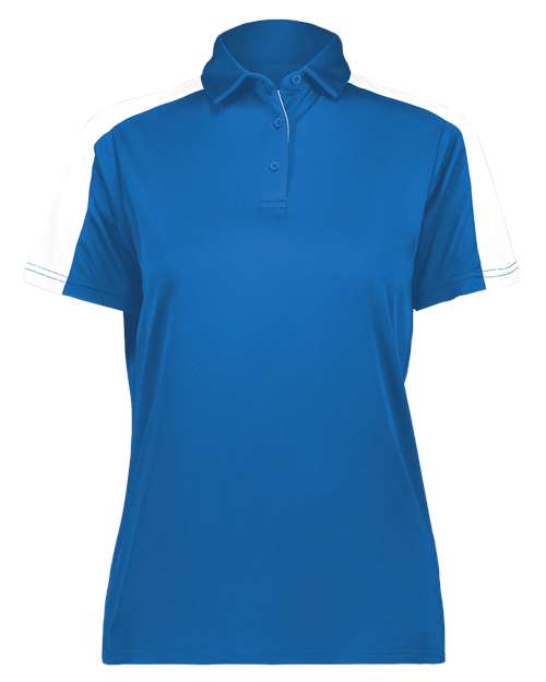 Augusta Sportswear Women's Two-Tone Vital Polo 5029 Royal/ White
