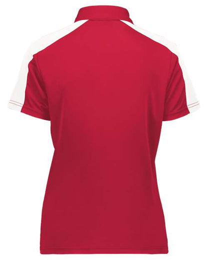 Augusta Sportswear Women's Two-Tone Vital Polo 5029 Scarlet/ White