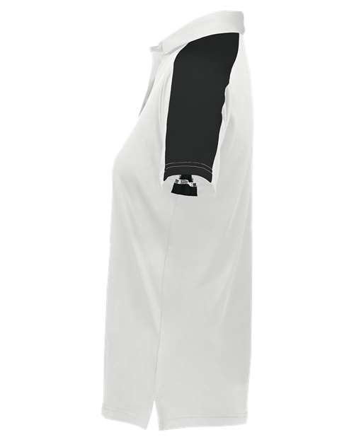 Augusta Sportswear Women's Two-Tone Vital Polo 5029 White/ Black