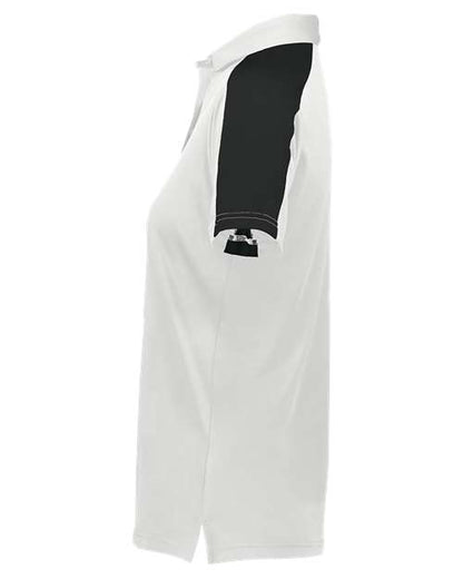 Augusta Sportswear Women's Two-Tone Vital Polo 5029 White/ Black