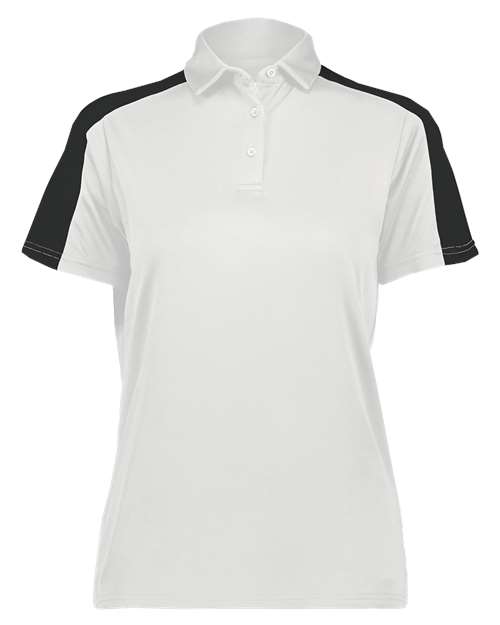Augusta Sportswear Women's Two-Tone Vital Polo 5029 White/ Black