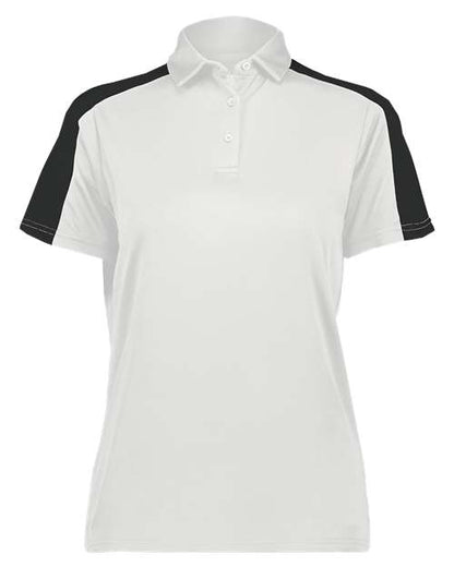 Augusta Sportswear Women's Two-Tone Vital Polo 5029 White/ Black