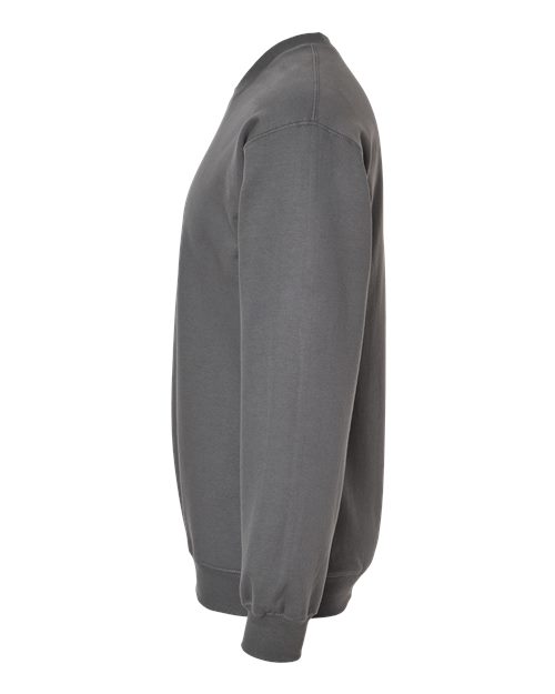 Gildan Softstyle® Midweight Crewneck Sweatshirt SF000 Charcoal Custom Embroidered Business Logo