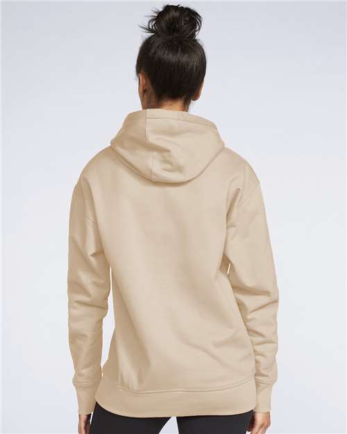 Gildan Softstyle® Midweight Hooded Sweatshirt SF500 Sand Custom Embroidered Business Logo