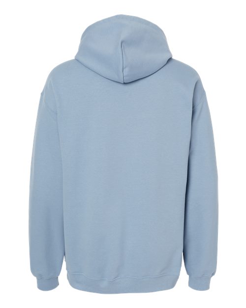 Gildan Softstyle® Midweight Hooded Sweatshirt SF500 Stone Blue Custom Embroidered Business Logo